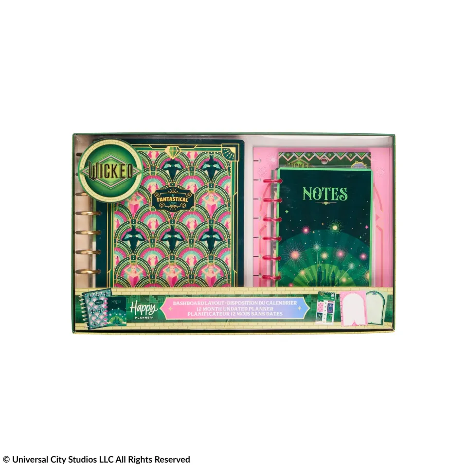 Happy Planner Wicked Wizomania coffret agenda classique dashboard