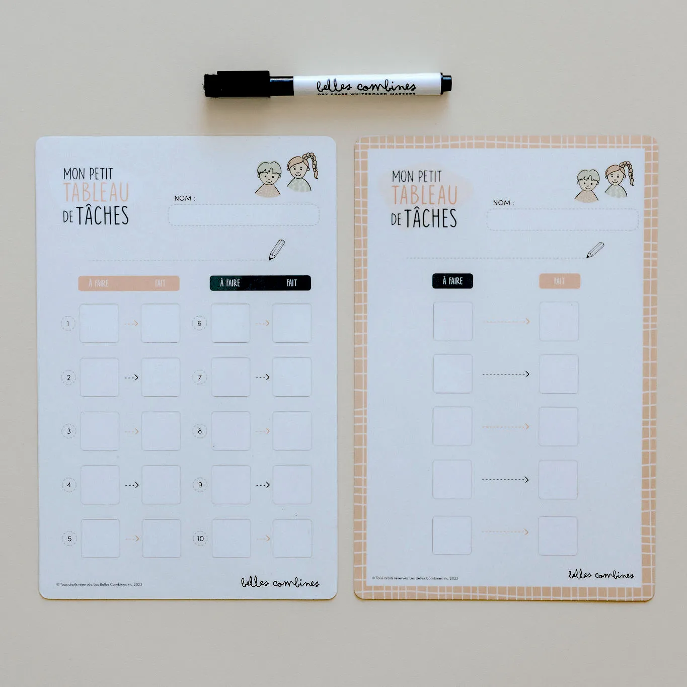 Les Belles Combines Mon ensemble routine coffret magnétique 70