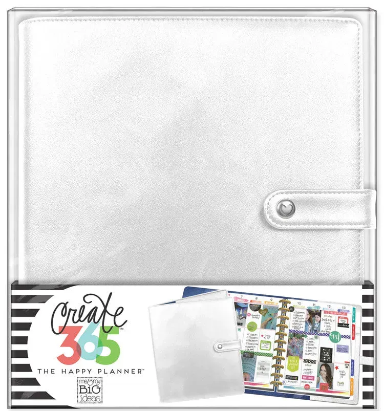 Happy Planner Deluxe Cover Silver Big couverture agenda argent