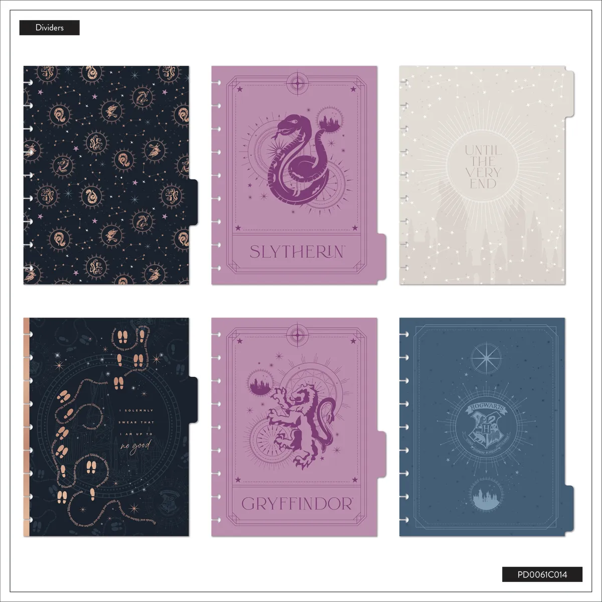 Happy Planner Harry Potter agenda classic dashboard non daté 12 mois