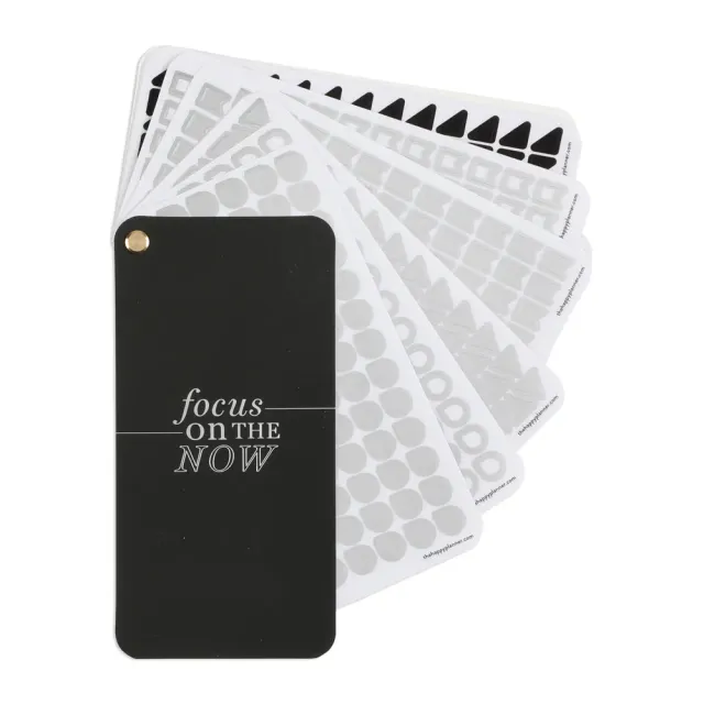 Happy Planner Work Life Metropolitan stickers foil fan book 12 feuilles