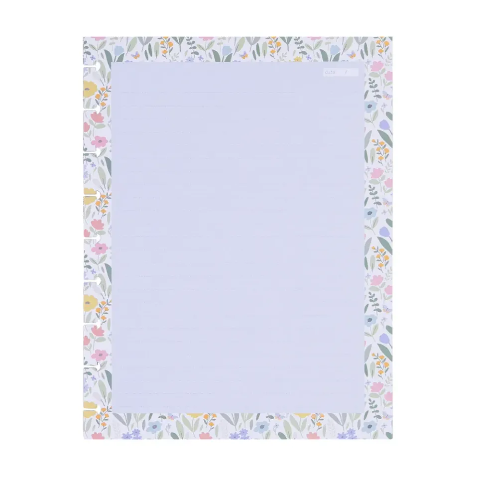 Happy Planner Sorbet Floral recharge Classic 40 feuilles mixte