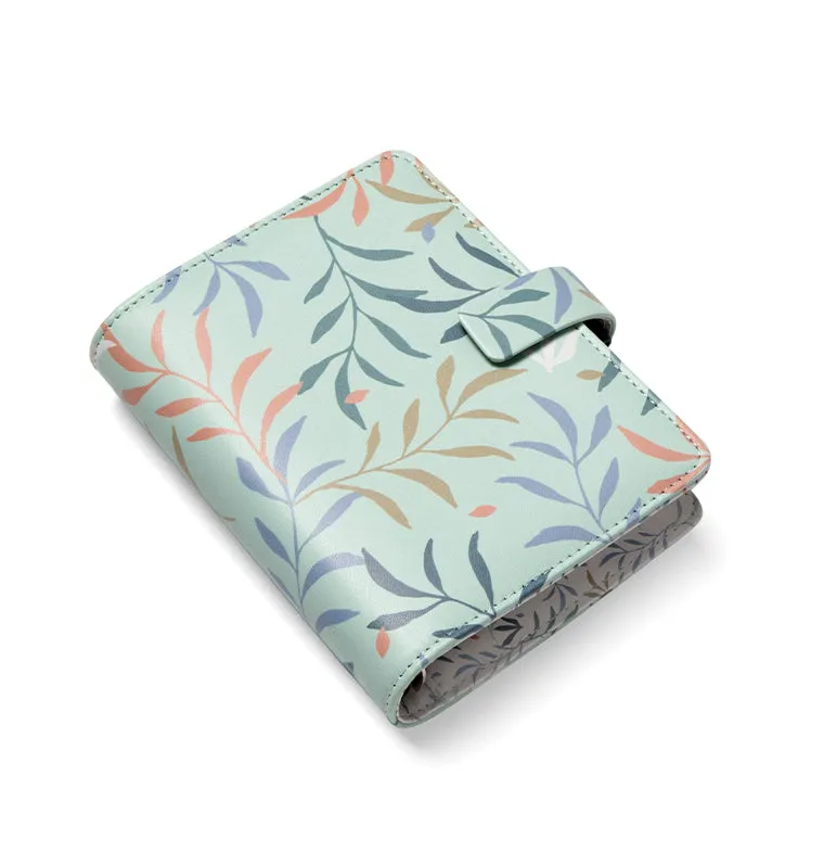 Filofax Botanical organiseur pocket vert menthe à anneaux