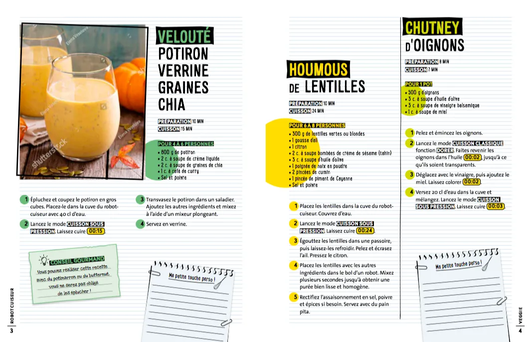 C'est mon robot cuiseur qui l'a fait Végétariens livre Cookeo