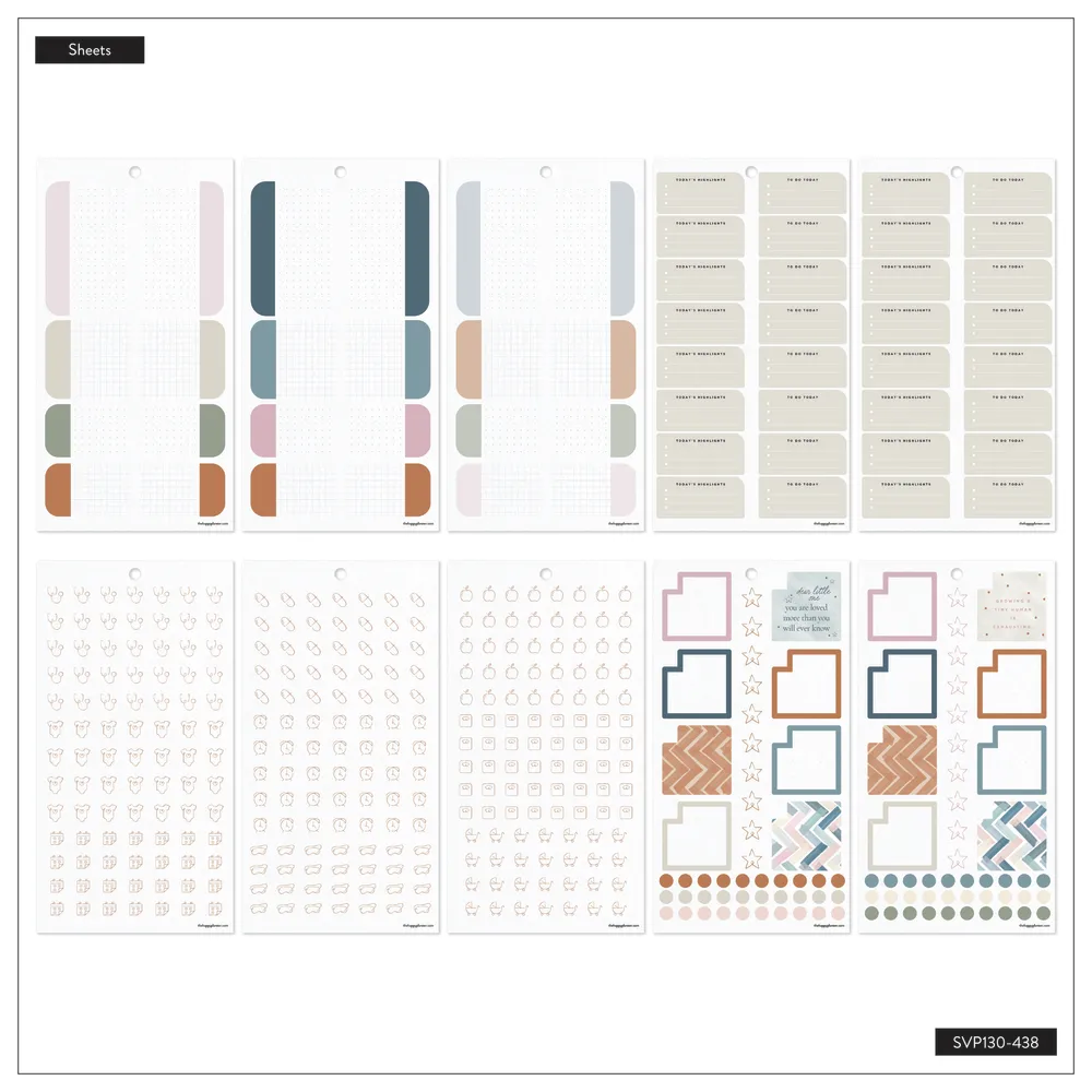 Happy Planner Baby on the Way stickers grossesse 1146