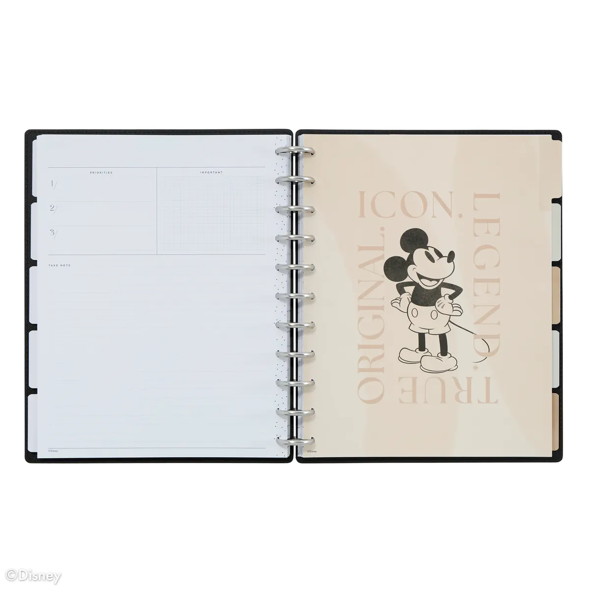 Happy Planner Mod Mickey agenda Big horizontal Deluxe non daté