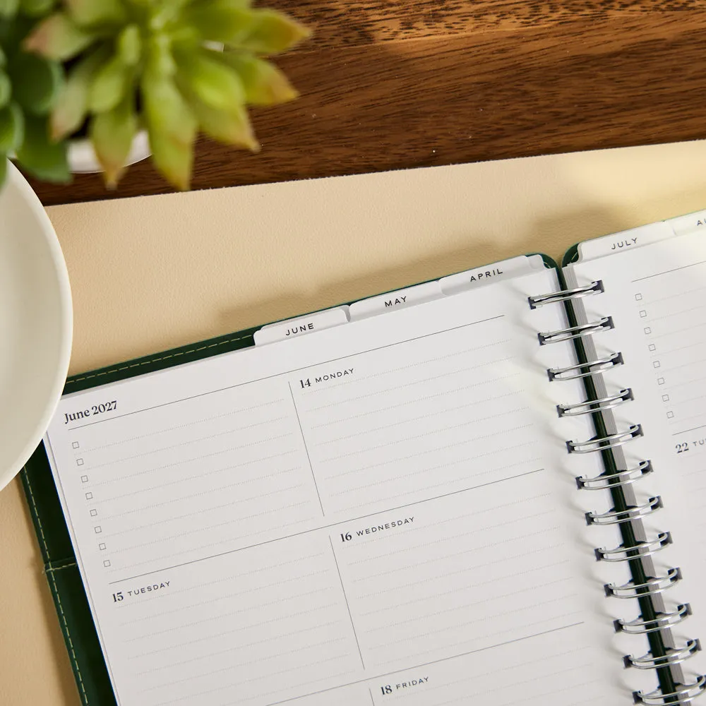 Happy Planner Citrine Sage & Scallop agenda spiral Classic 12 mois
