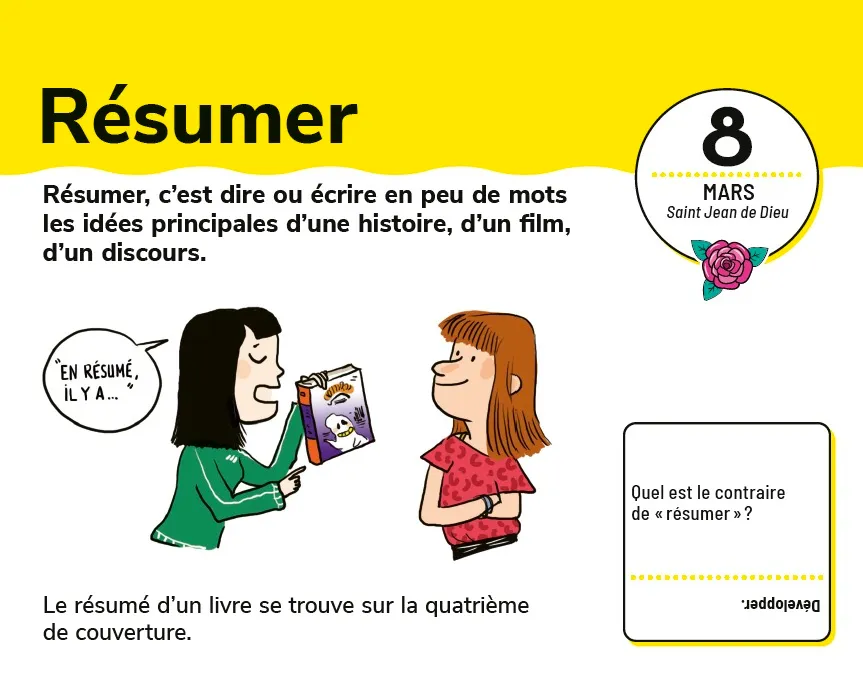 Frigobloc Incollables Un mot par jour CM2 bloc 10-11 ans édition 2021