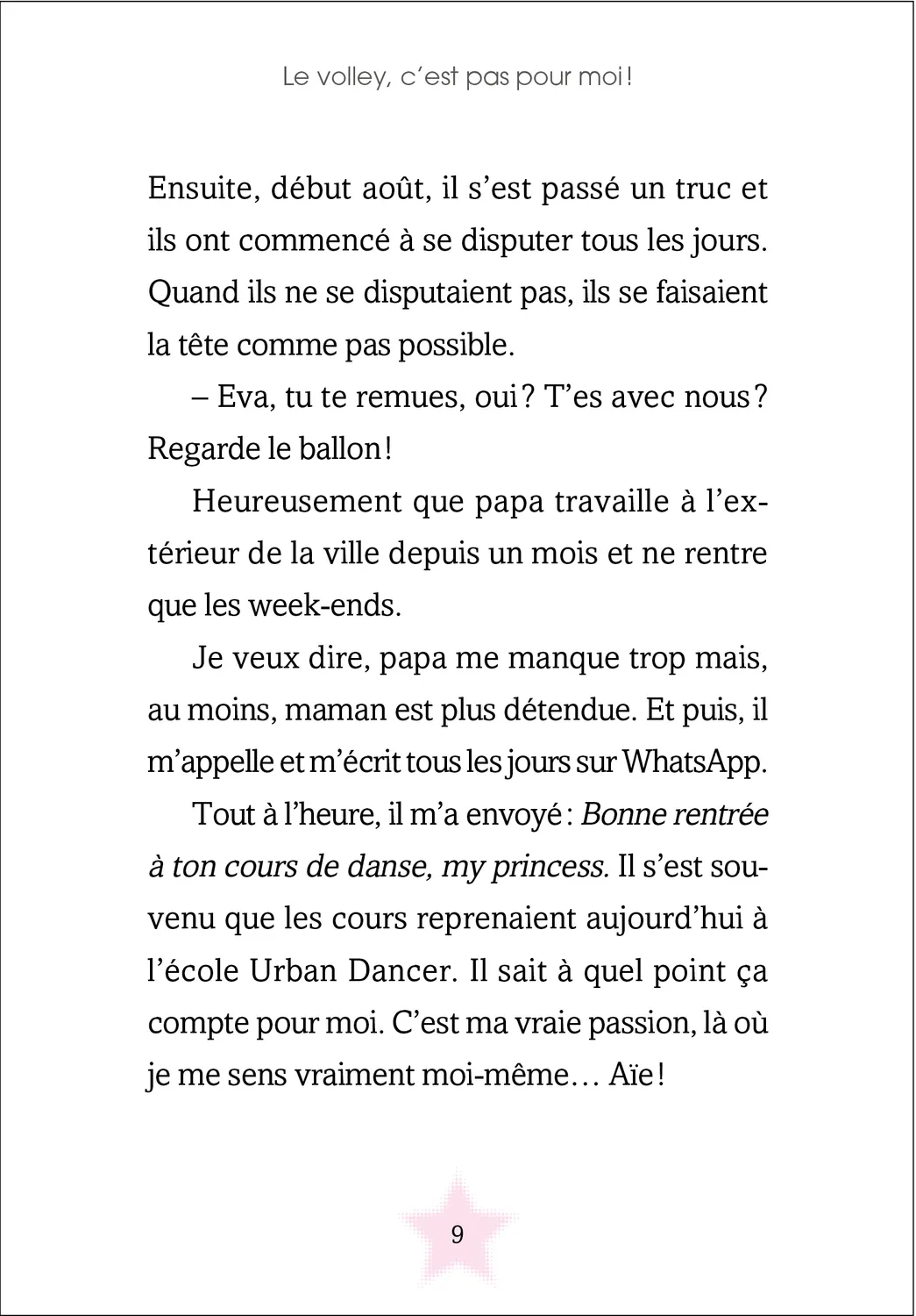 Frigobloc Passion Volley Nouvelle vie tome 1 roman 8-12 ans