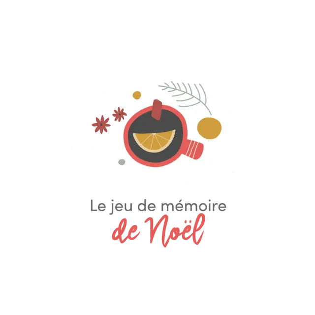 Les Belles Combines Jeu de mémoire de Noël jeu à colorier français
