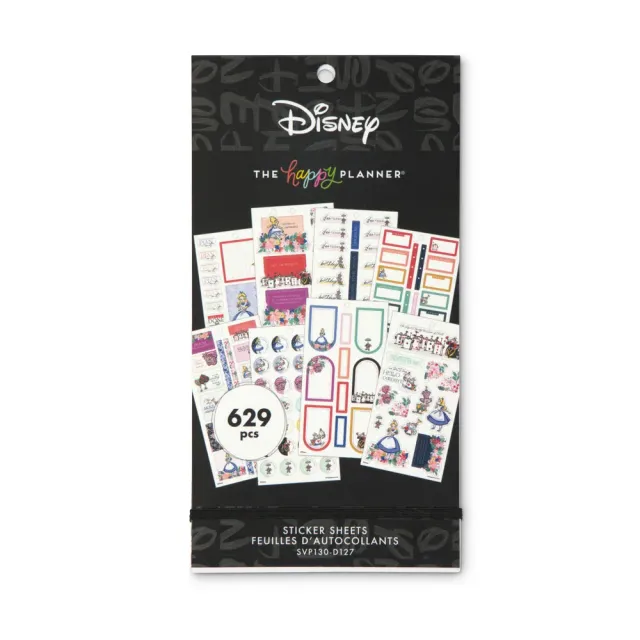Happy Planner Disney Alice stickers féeriques 629 pièces