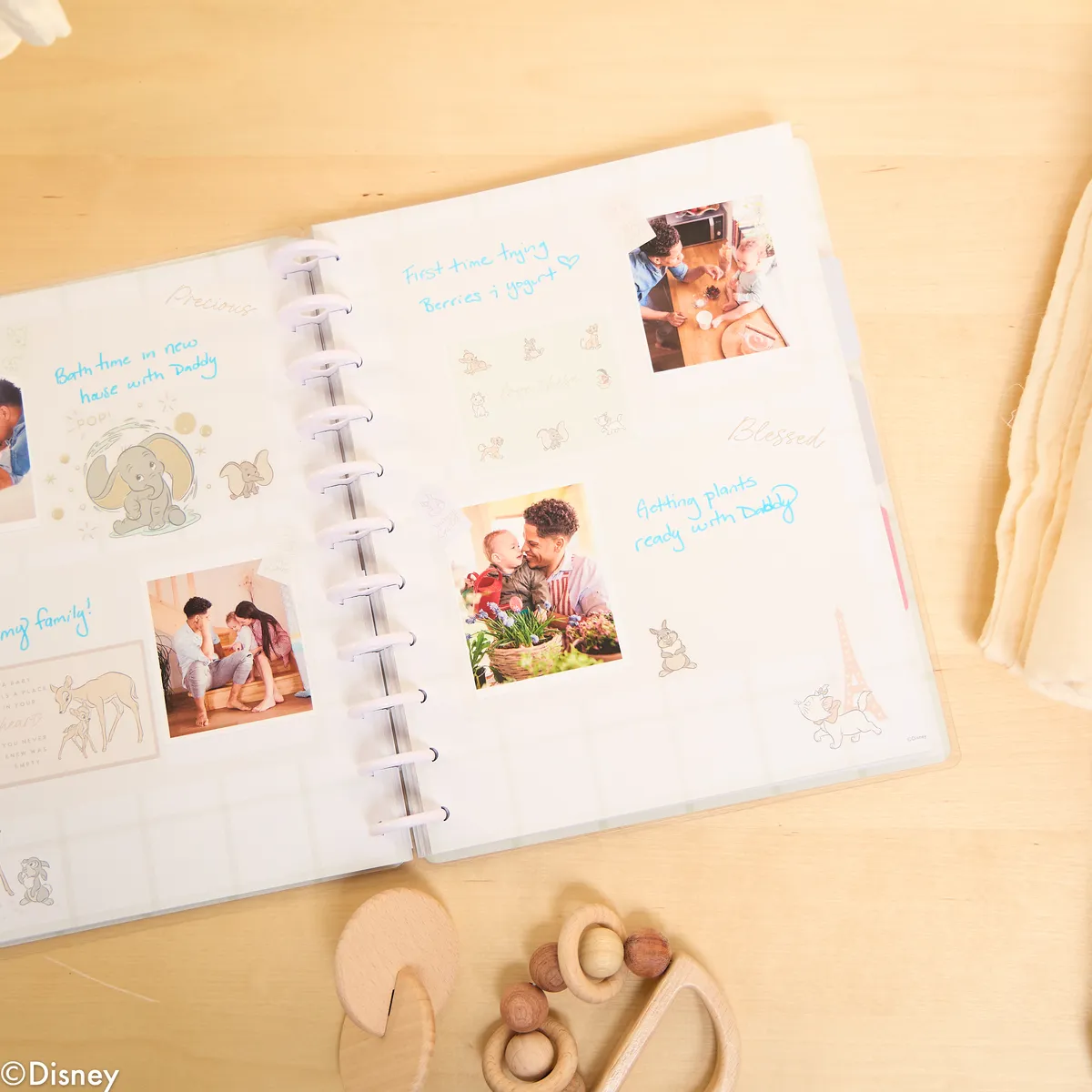 Happy Planner Disney Welcome Little One album photo Big 80 feuilles sans acide