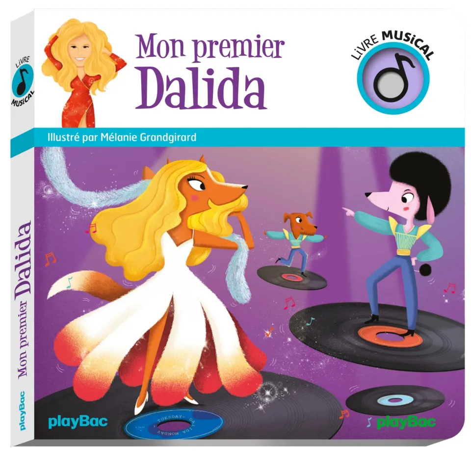 Frigobloc Mon premier Dalida livre musical bébé sonore