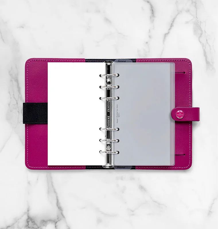 Filofax Personal pochette transparente ouverture haute