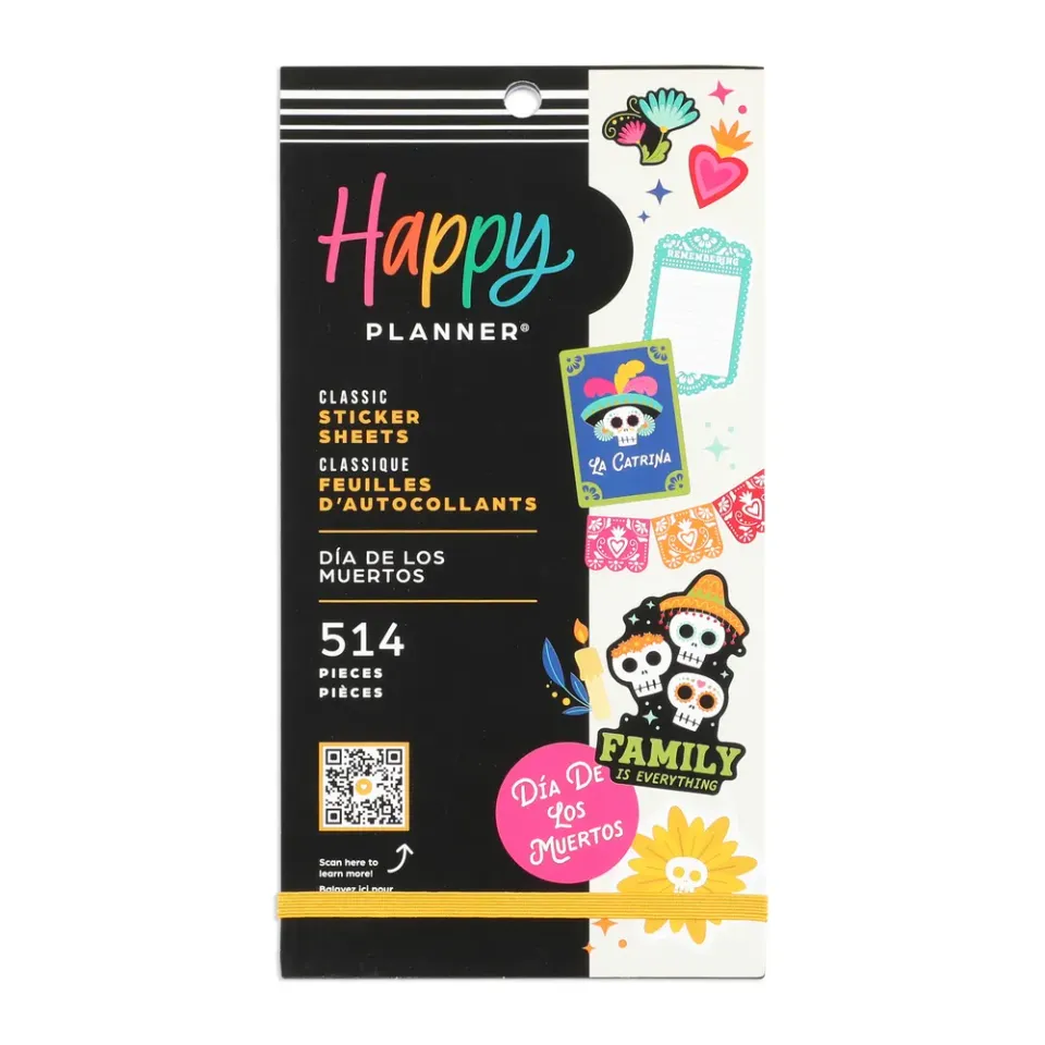 Happy Planner Día de los Muertos Value Pack stickers 30 feuilles