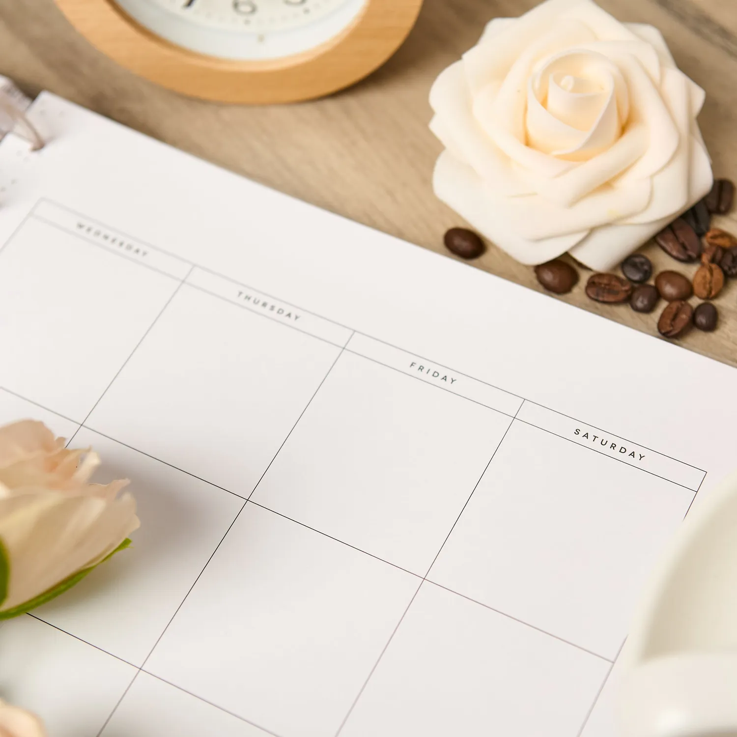 Happy Planner Café Coquette agenda non daté big horizontal 12 mois