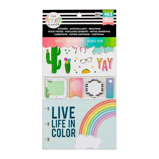 Happy Planner Brights multipack accessoires 463 pièces