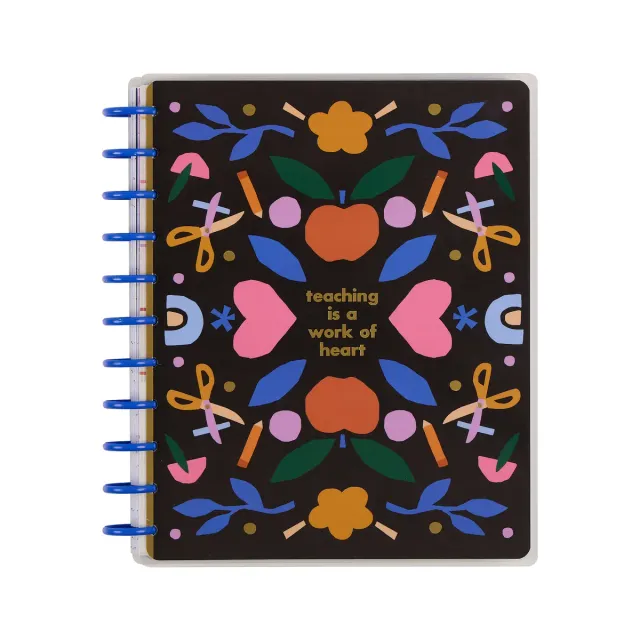 Happy Planner Heart Work agenda enseignant big non daté 12 mois
