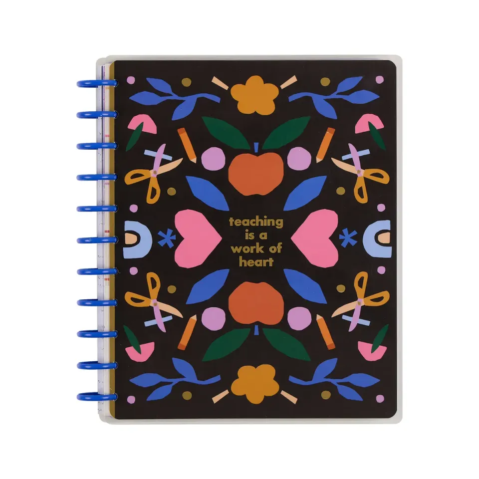 Happy Planner Heart Work agenda enseignant big non daté 12 mois