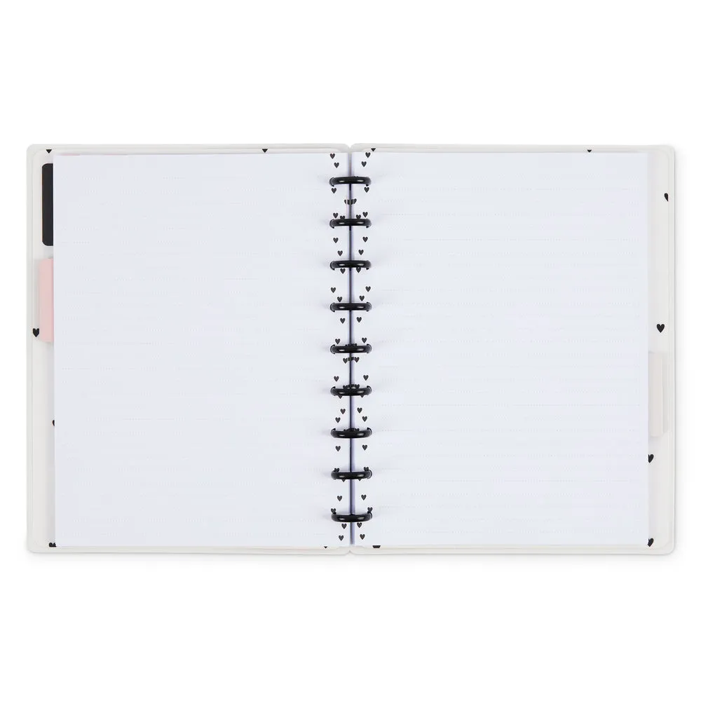 Happy Planner Blushin It carnet Classic à disques pointillé ligné