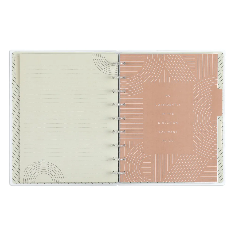 Happy Planner Realign carnet ligné pointillé Classic 60 feuilles