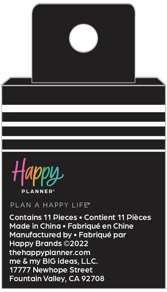 Happy Planner Pearl Powder Wisteria disques métal Medium