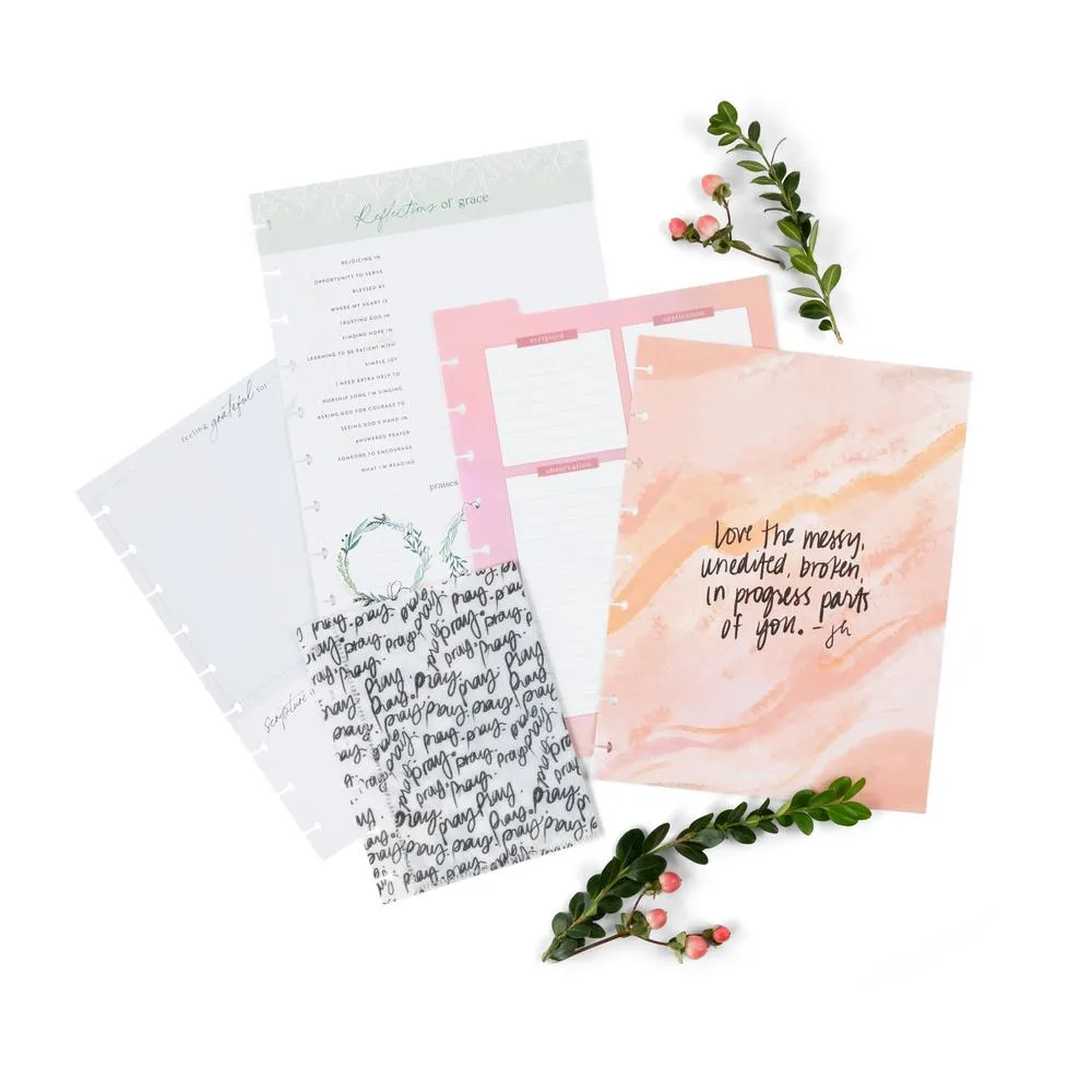 Happy Planner Grace Changes Everything kit accessoires Classic foi