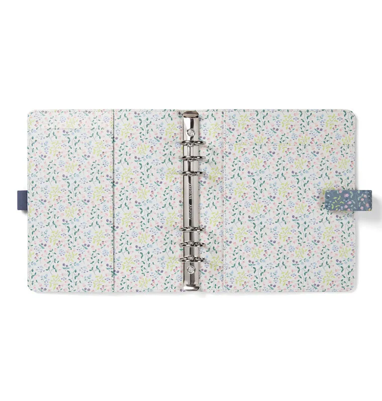 Filofax Meadow A5 organiseur bleu fleuri