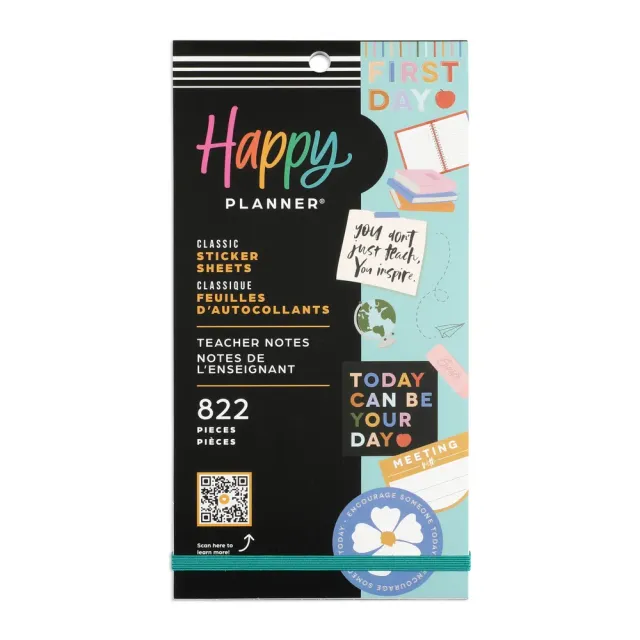 Happy Planner Teacher Notes stickers 30 pages 822