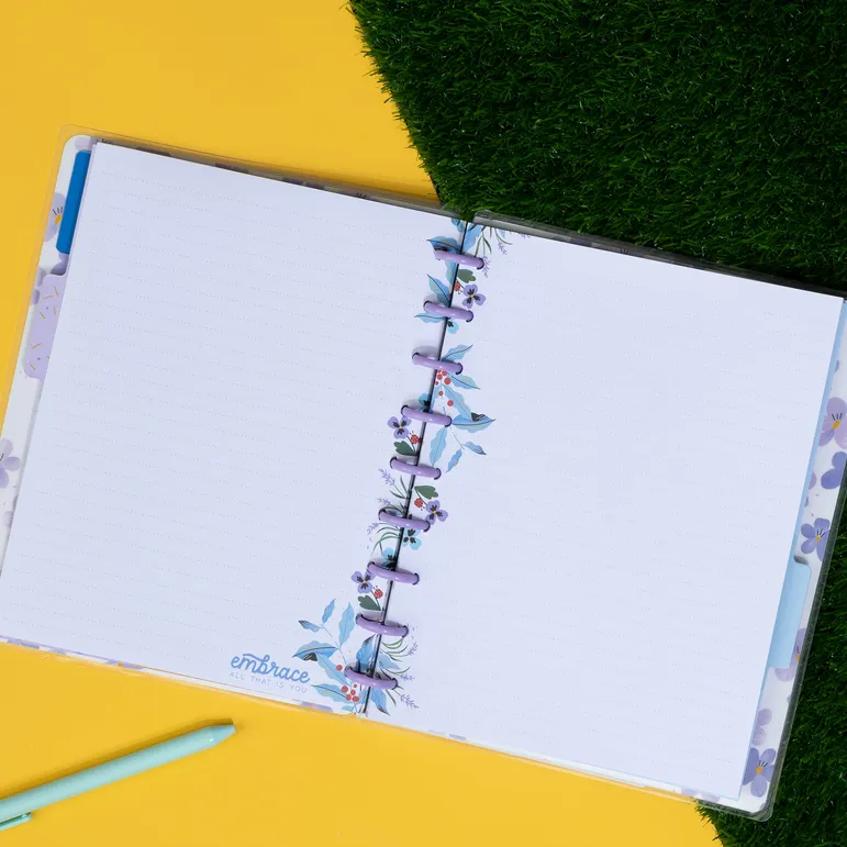 Happy Planner Blooming Pride carnet classic 60 feuilles pointillé ligné