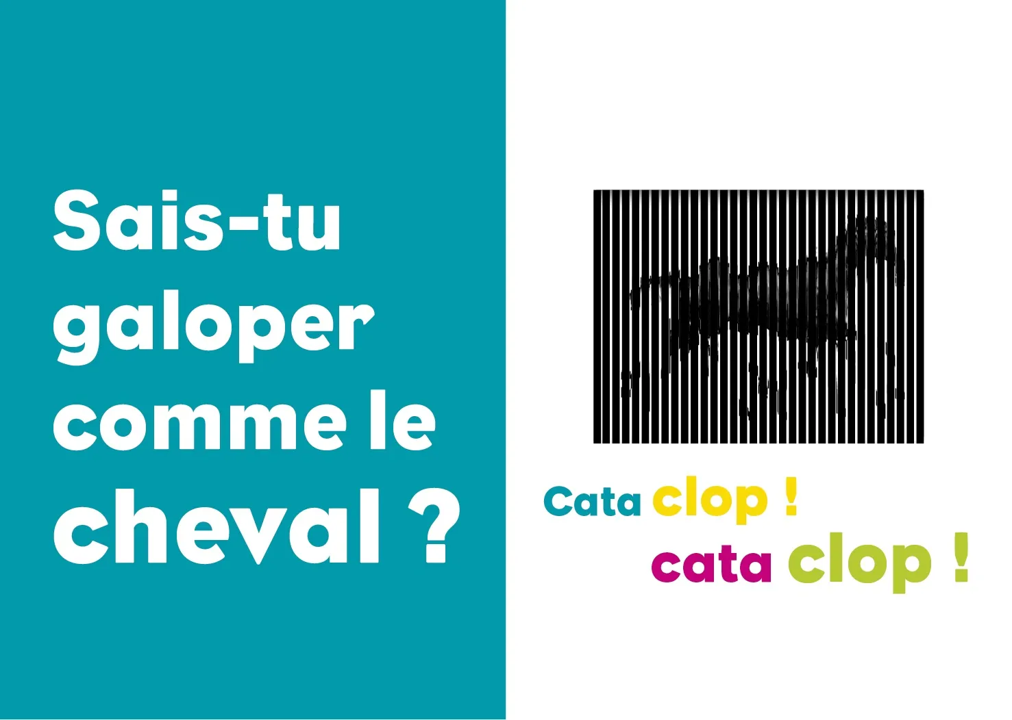 Frigobloc Au galop livre cinémagique animé bébé 0-3 ans