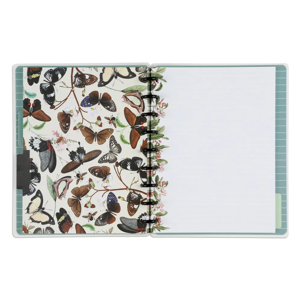 Happy Planner Butterflies Blooms carnet disques pointillé 60 feuilles