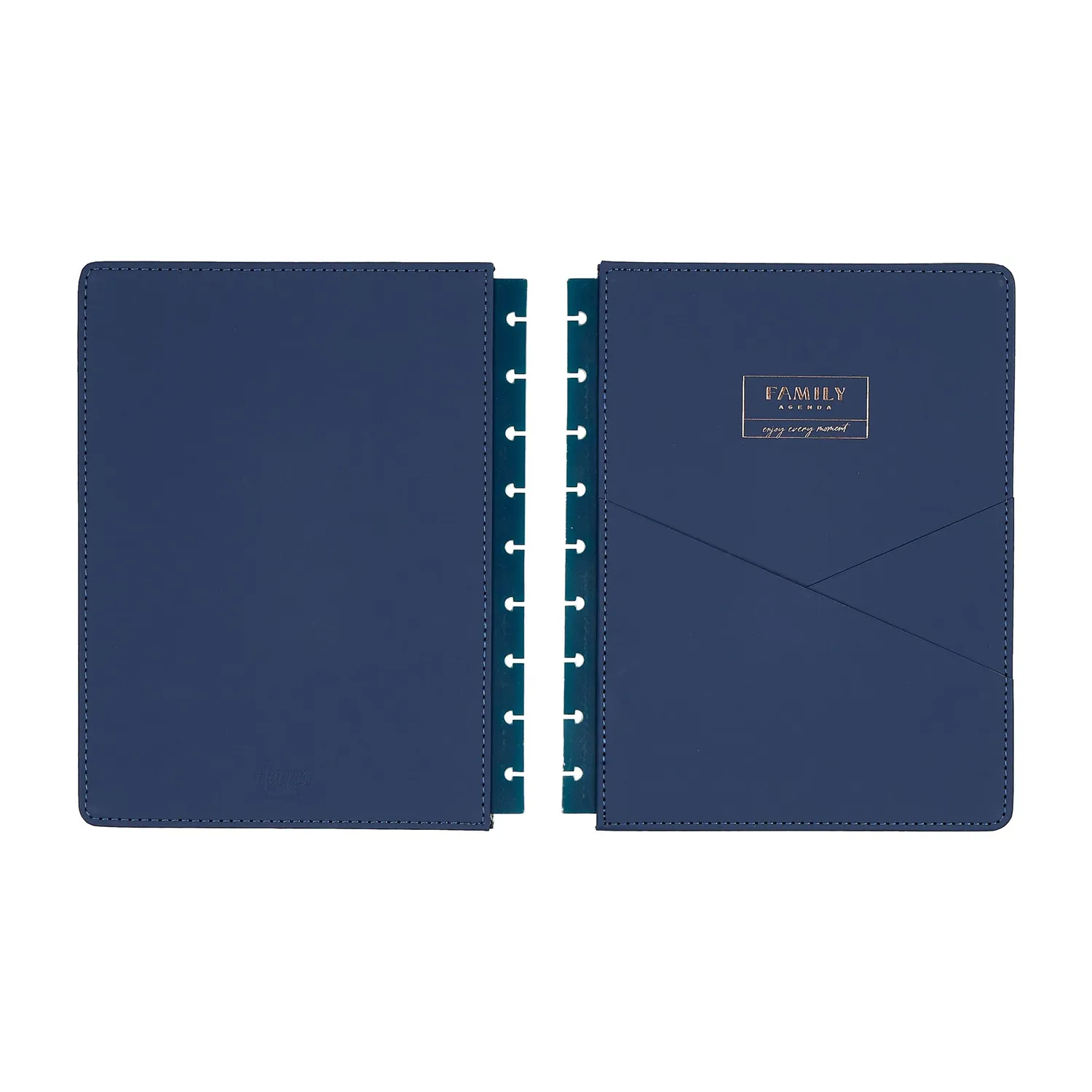 Happy Planner Family Plans Deluxe couverture agenda marine