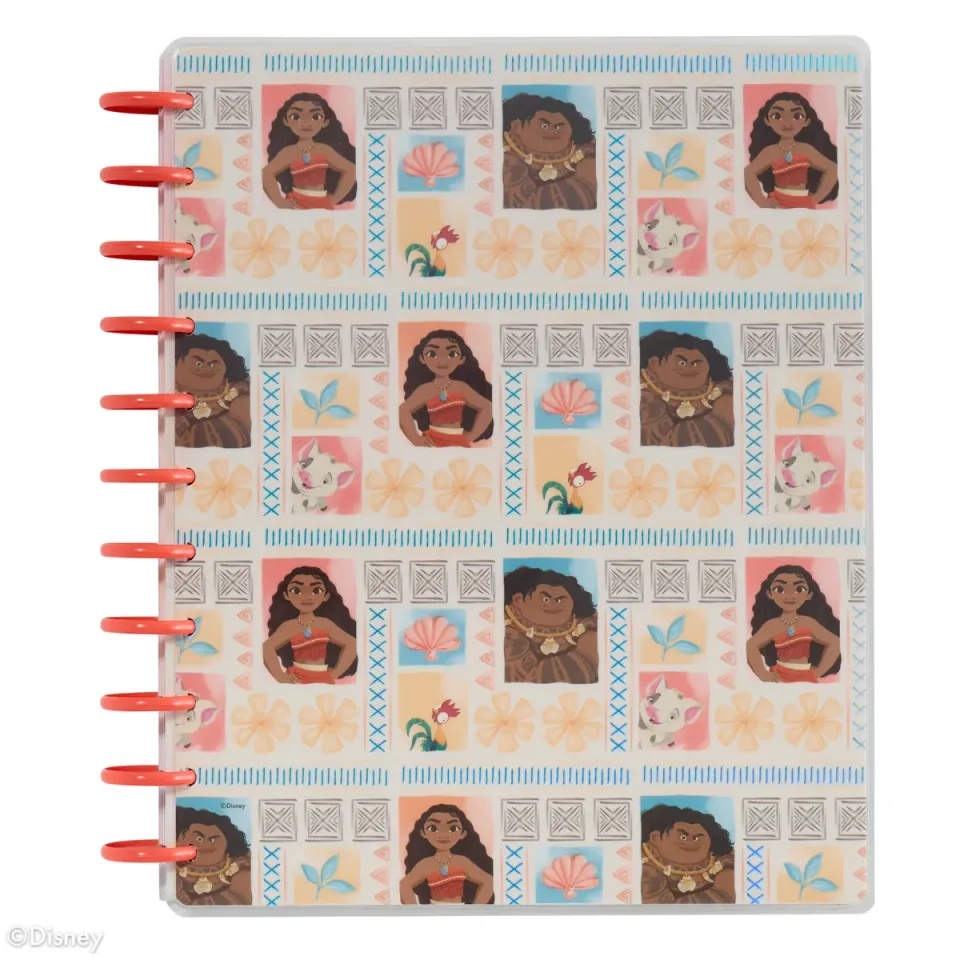 Happy Planner Disney Moana agenda non daté big vertical 12 mois