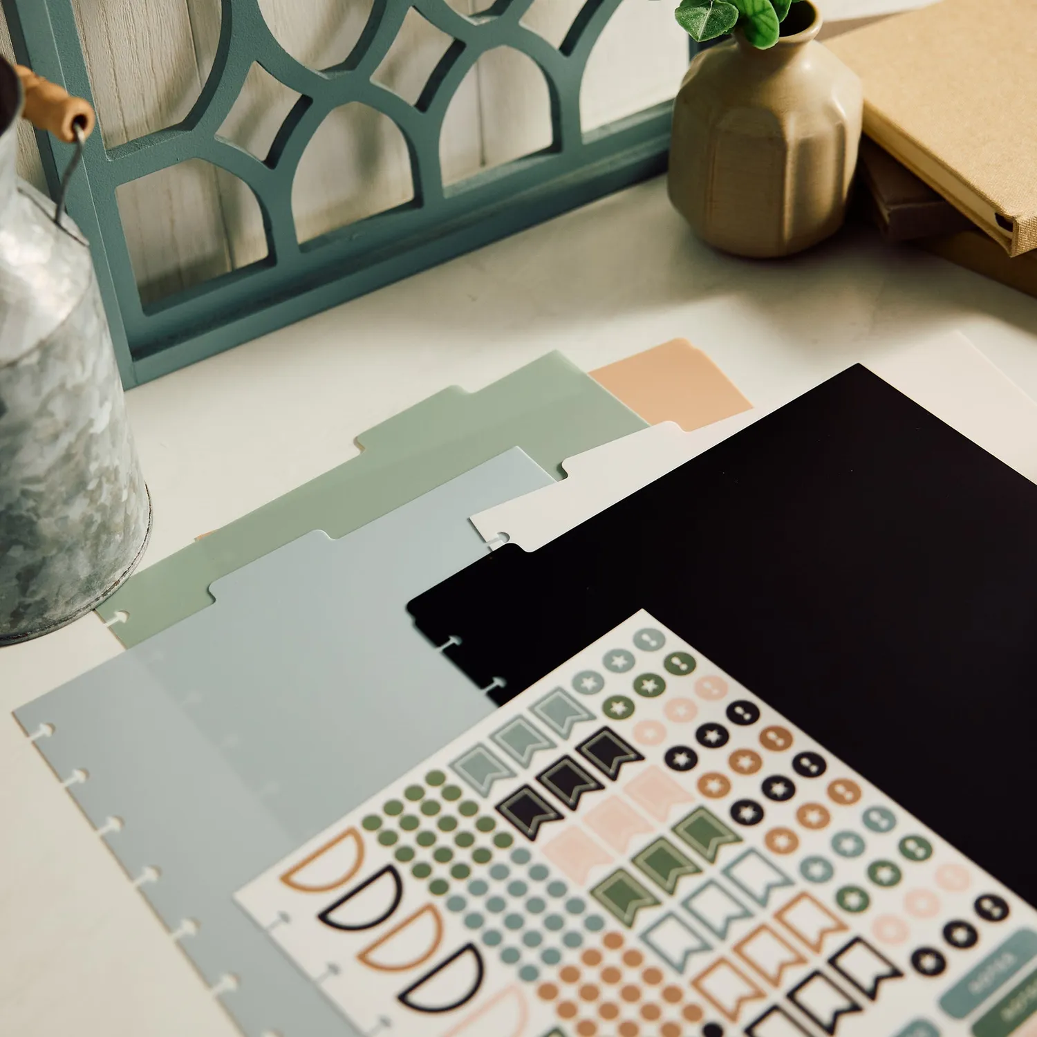 Happy Planner Neutrals intercalaires Big plastique lot 5 neutre
