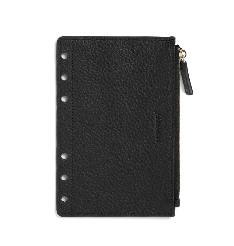 Filofax Classic pochette zippée cuir A5 Personal pleine fleur