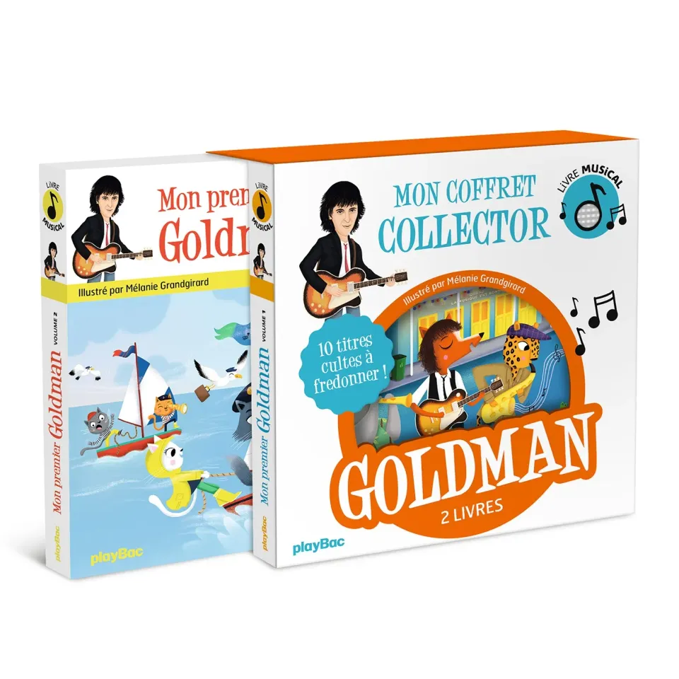 Frigobloc Mon coffret collector Goldman livres sonores bébé