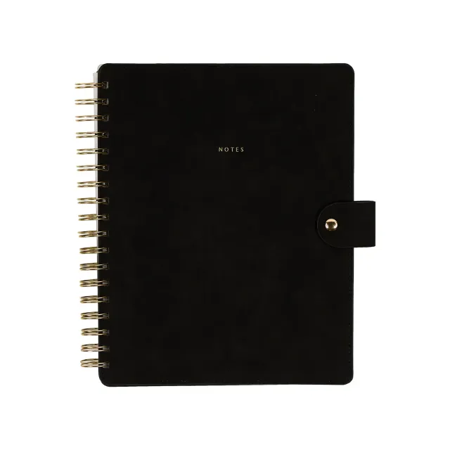 Happy Planner Citrine Midnight carnet spirale Classic ligné pointillé