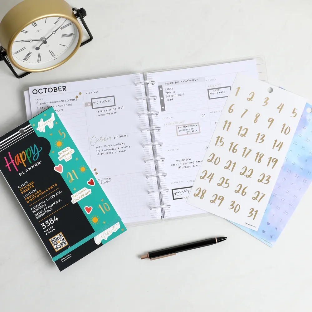 Me & my big ideas Essential Dates Value Pack stickers 30 planches chiffres