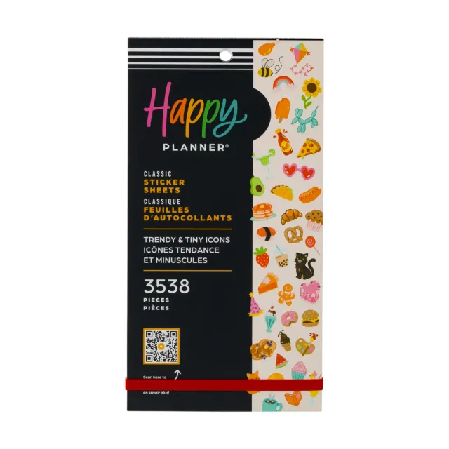 Happy Planner Trendy Tiny Icons stickers Classic 3538