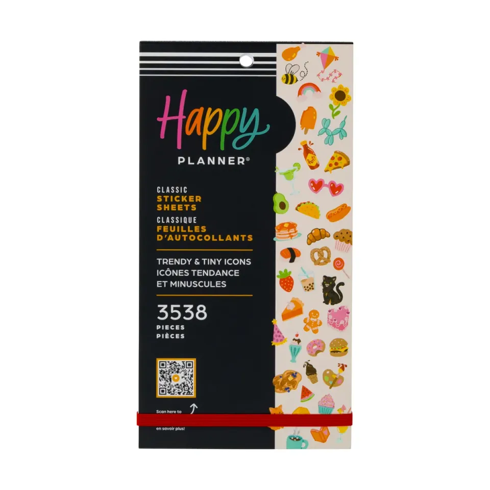 Happy Planner Trendy Tiny Icons stickers Classic 3538