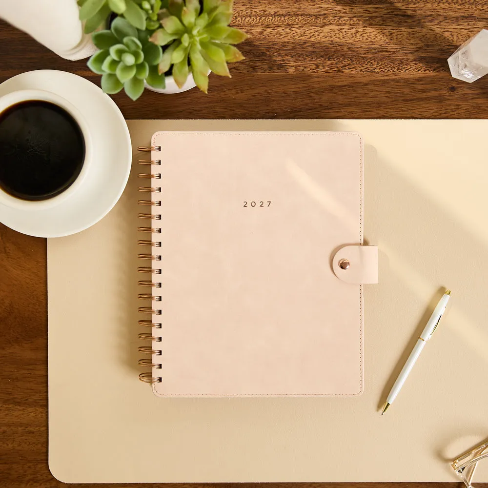 Happy Planner Citrine 2027 Blush agenda Classic 12 mois