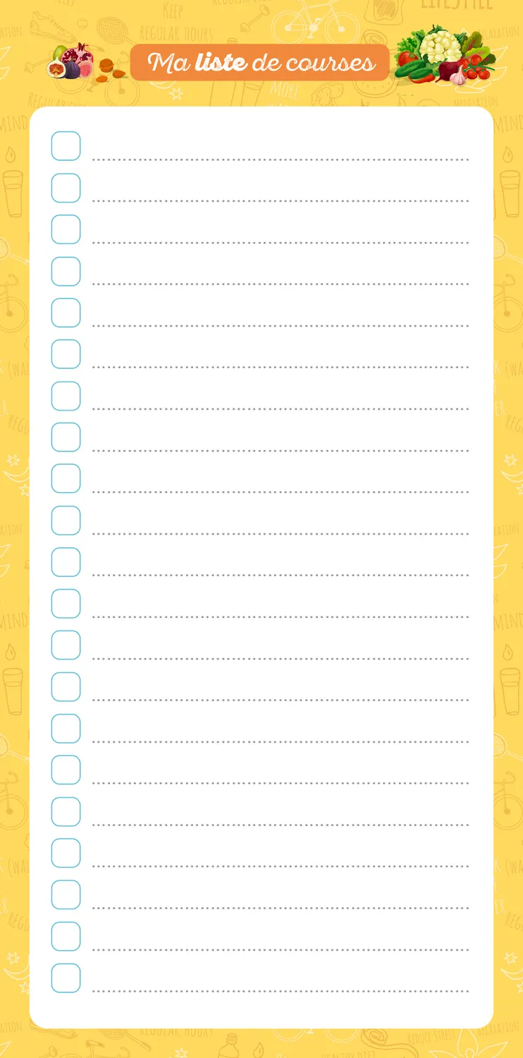 Frigobloc Liste de courses bloc aimanté frigo crayon