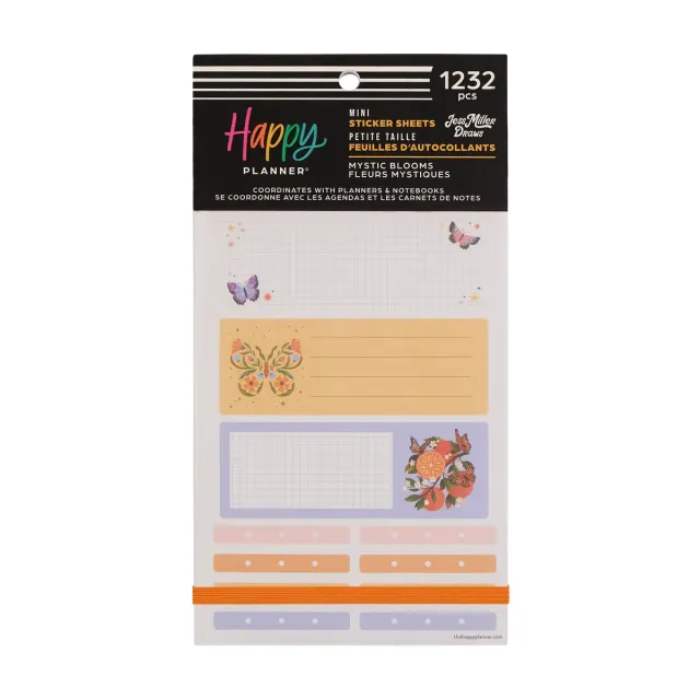 Happy Planner Mystic Blooms stickers Mini 1352 floral