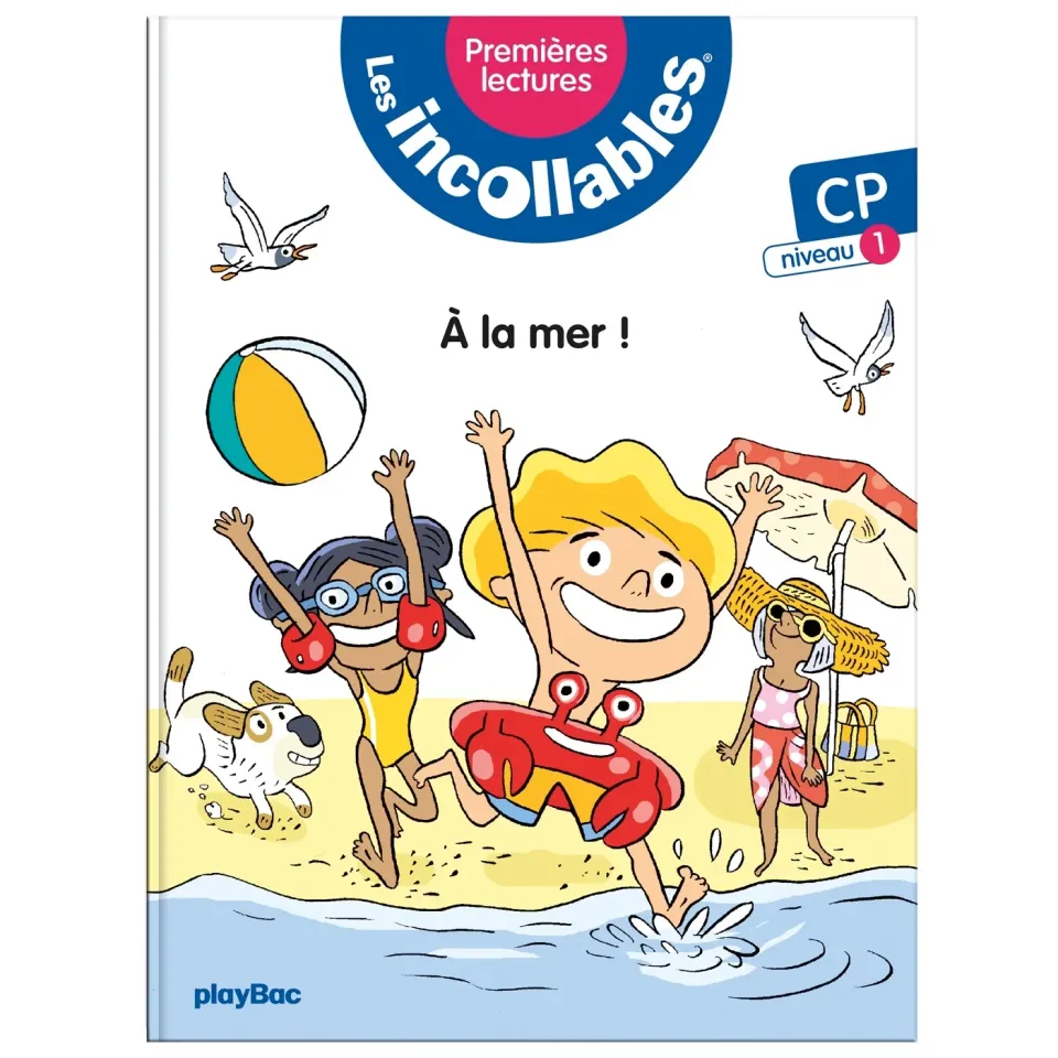 Frigobloc Incollables livre Tous à la mer Tome 1 début CP