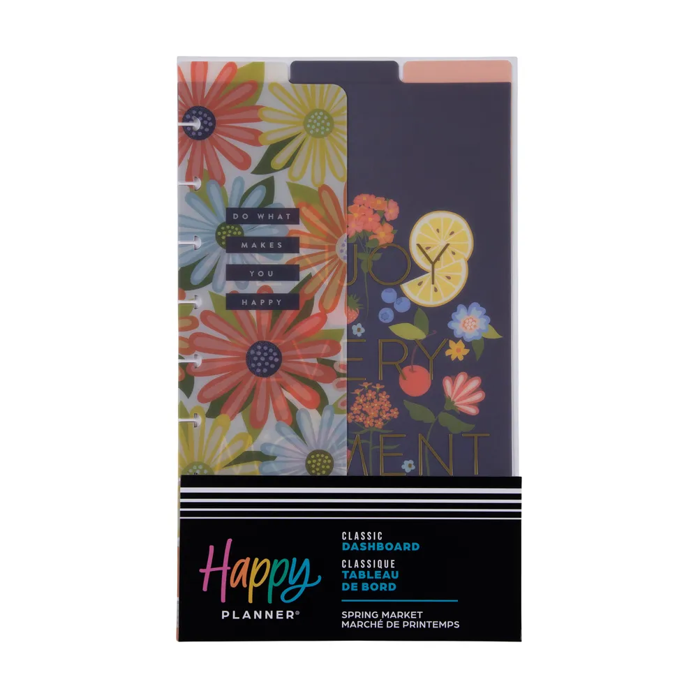 Happy Planner Spring Market Classic intercalaires à anneaux lot de 3 fruits