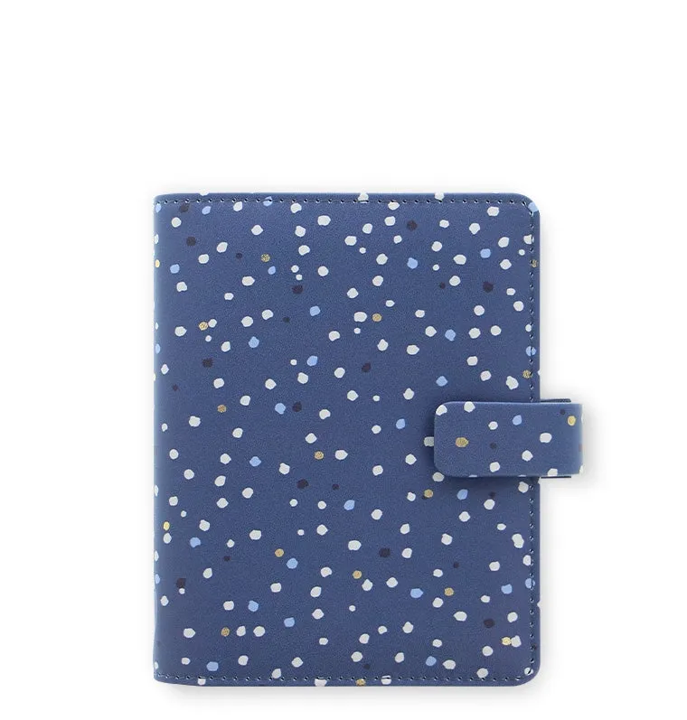 Filofax Indigo Pocket organiseur à anneaux simili cuir