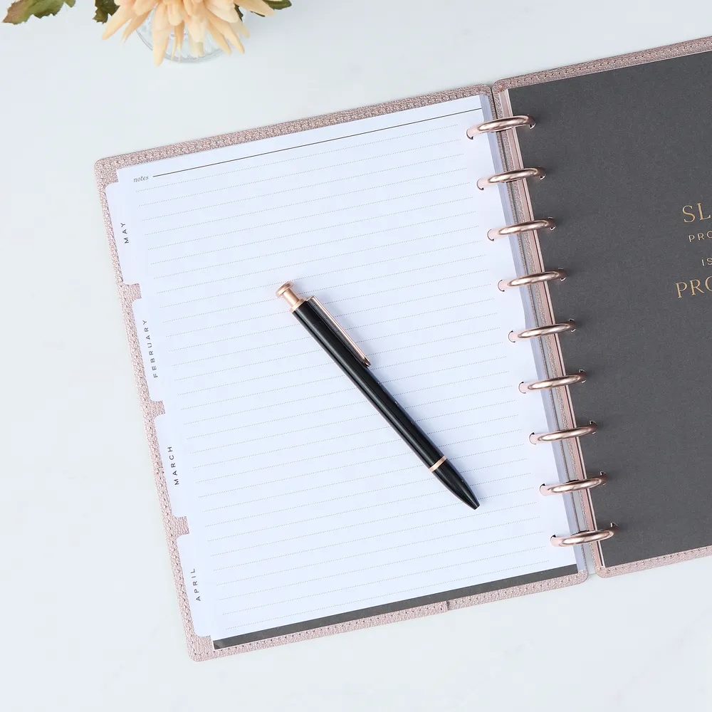 Happy Planner Work + Life Onyx recharge Classic pointillée 40 feuilles