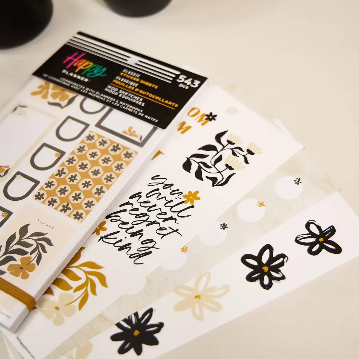 Happy Planner Mod Sketches stickers 30 feuilles floral