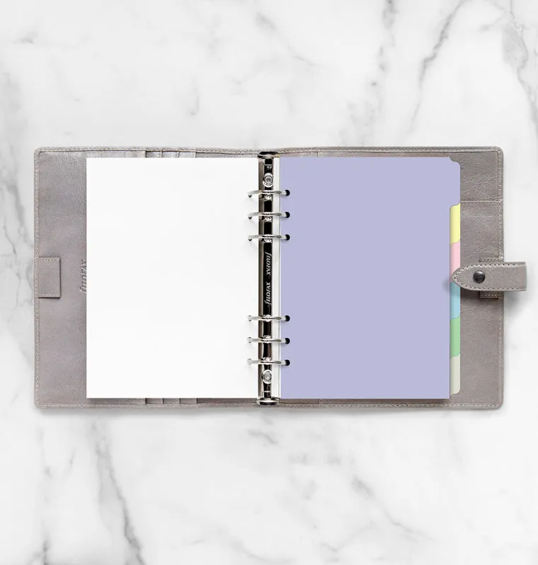 Filofax Classic Pastels intercalaires A5 6 onglets
